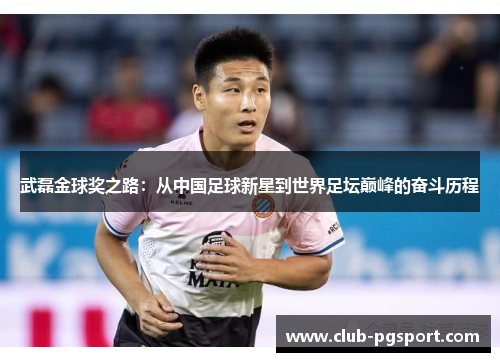 武磊金球奖之路:从中国足球新星到世界足坛巅峰的奋斗历程 武磊金球奖之路:从中国足球新星到世界足坛巅峰的奋斗历程